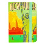 Notes A5 cu elastic, 80 file, Orase fotografia produsului View 2 S