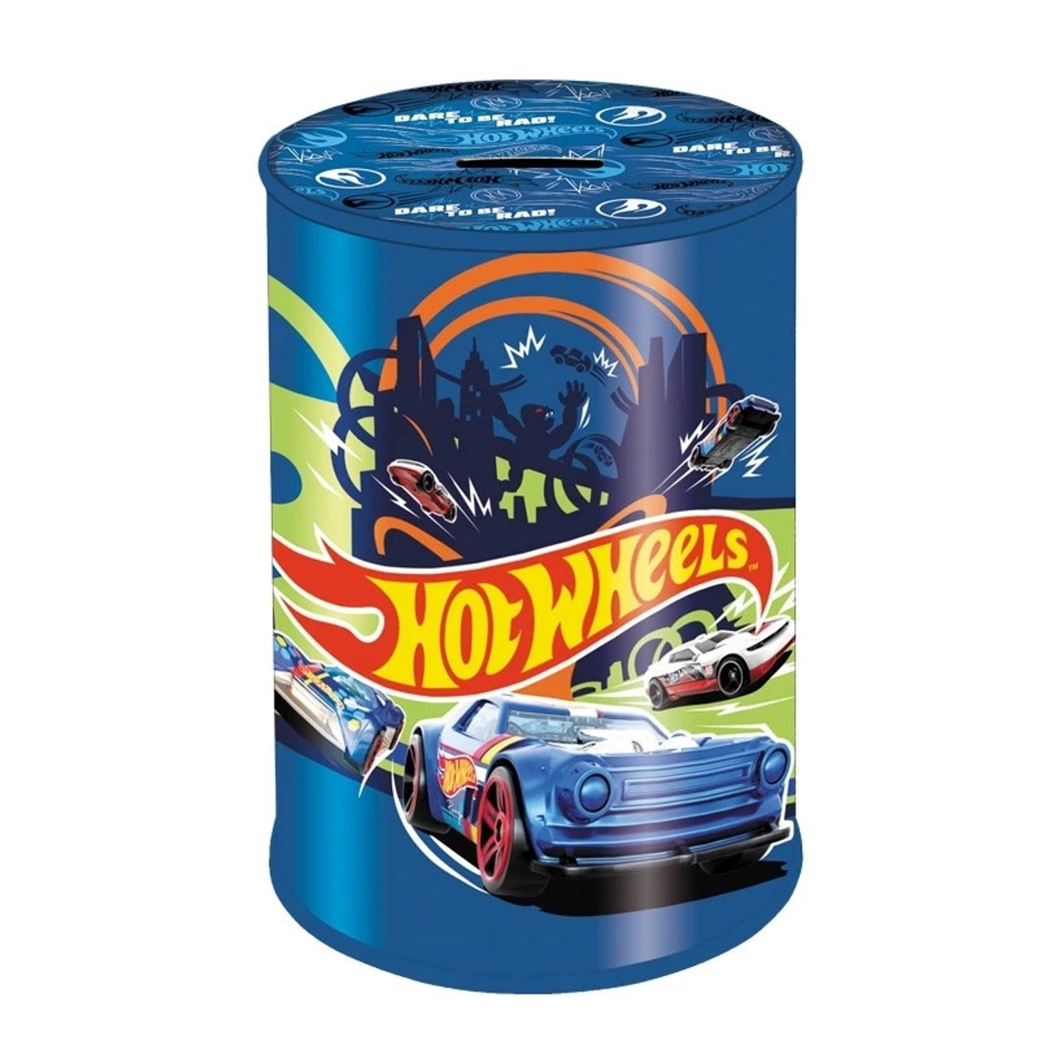 Pusculita metal rotunda Hot Wheels - STARPAK fotografia produsului