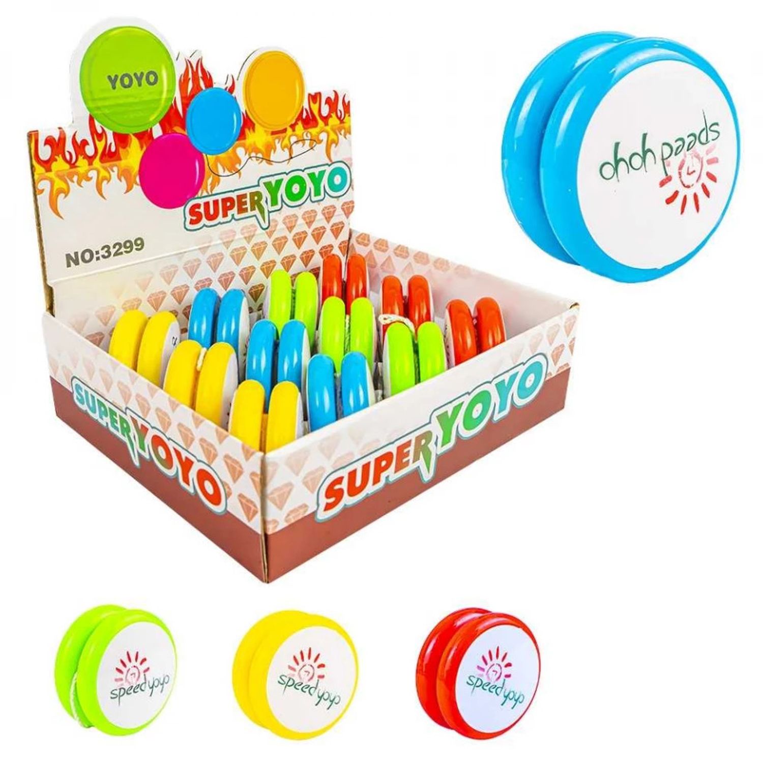 Yoyo Speed, color, lumina, 6.2cm fotografia produsului