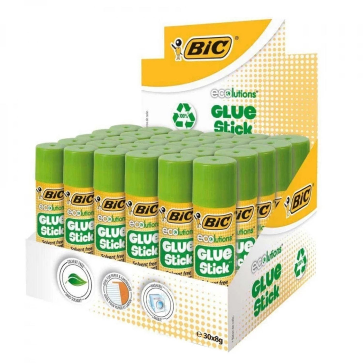 Lipici solid ECO 8 g 30/cutie - BIC fotografia produsului View 2 L