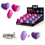 Ascutitoare cu radiera, Heart, 12 buc/display - S-COOL fotografia produsului