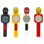 Microfon karaoke, bluetooth/joc de lumini fotografia produsului