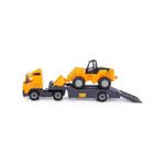 Trailer+excavator - Volvo PowerTruck, 89x19x25 cm, Wader fotografia produsului View 2 S