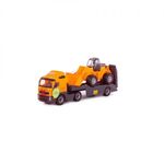 Trailer+excavator - Volvo PowerTruck, 89x19x25 cm, Wader fotografia produsului View 5 S