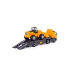 Trailer+excavator - Volvo PowerTruck, 89x19x25 cm, Wader fotografia produsului View 4 S