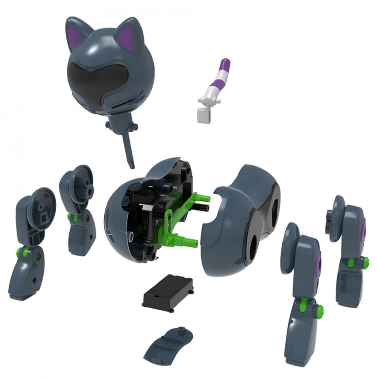 Robot pisica cu baterii fotografia produsului View 4 L