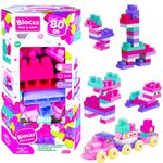 Cuburi constructii JUMBO, 80 piese/cutie fotografia produsului