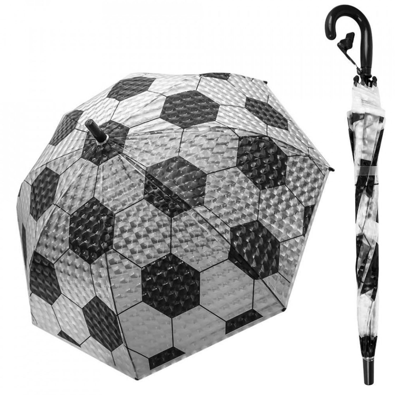 Umbrela copii, cu desene, Fotbal, 80 cm fotografia produsului View 3 L
