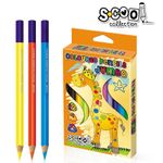 Creioane color, jumbo, 12 culori/set - S-COOL fotografia produsului