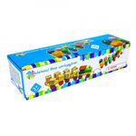 Trenulet din lemn, cu forme geometrice, BX-102 fotografia produsului