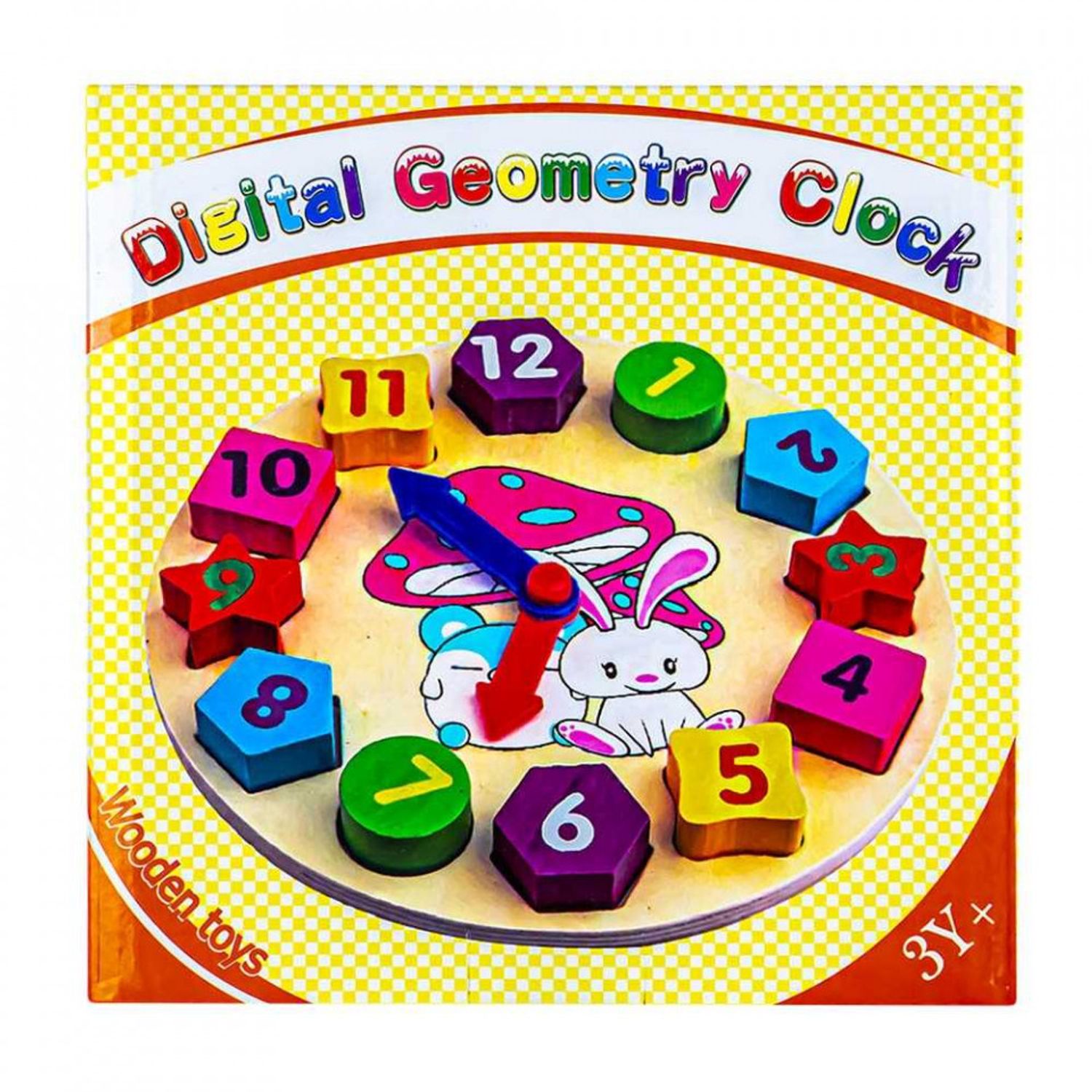 Puzzle educativ, din lemn, Ceas, XH1699 fotografia produsului