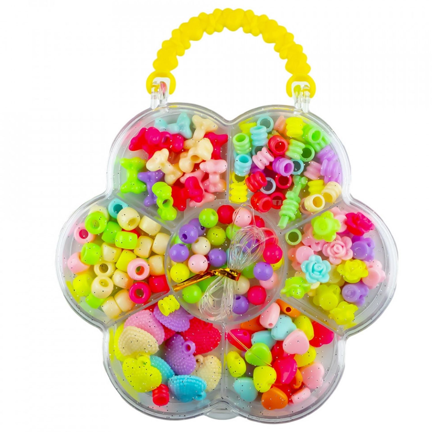 Set creativ margele, Inimioara/Fluturas/Floare fotografia produsului View 3 L
