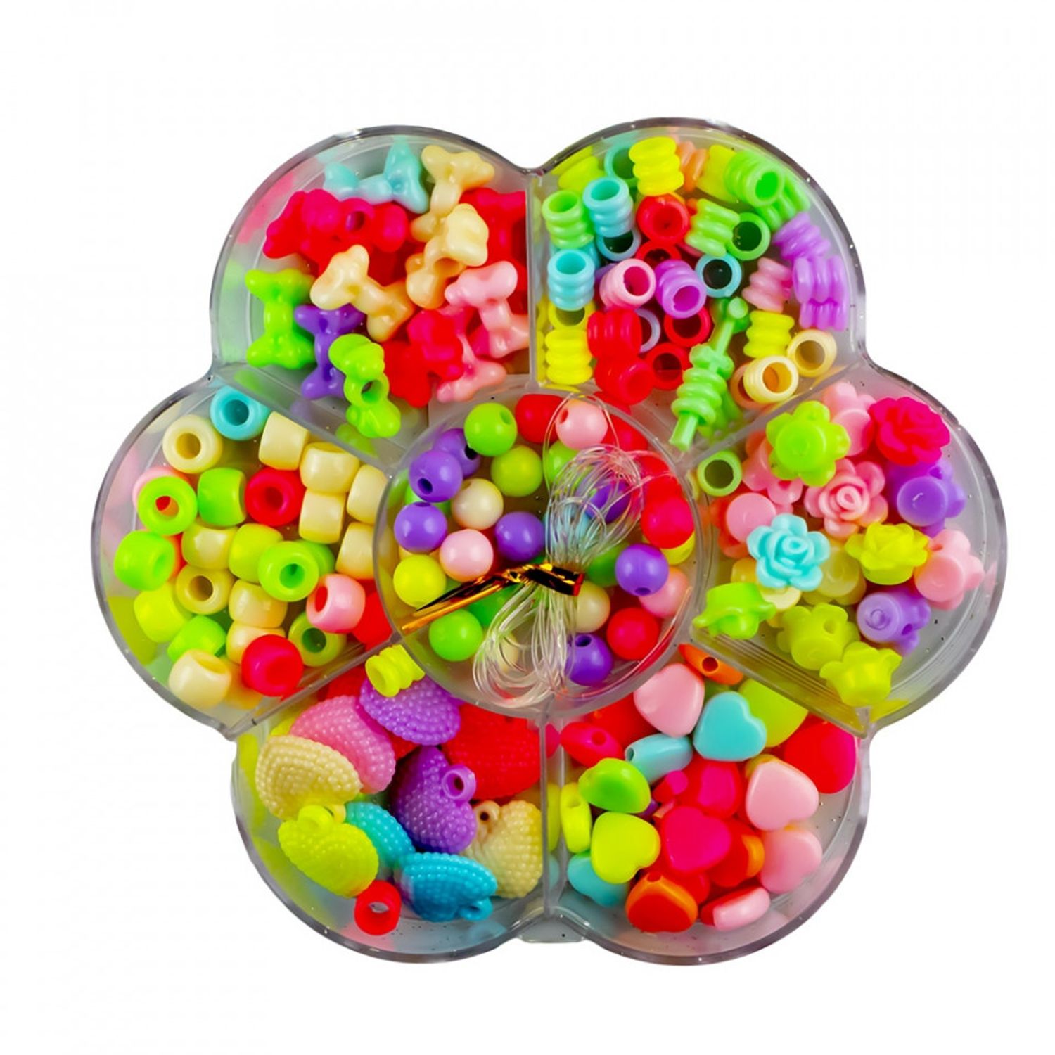Set creativ margele, Inimioara/Fluturas/Floare fotografia produsului View 4 L