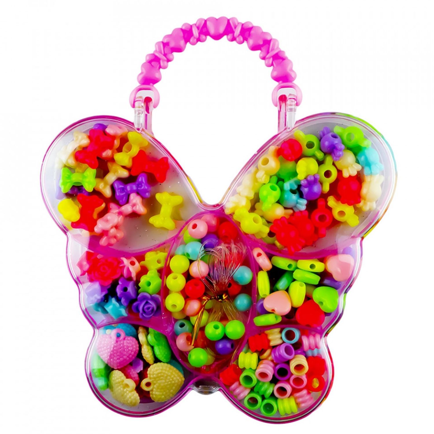 Set creativ margele, Inimioara/Fluturas/Floare fotografia produsului View 2 L