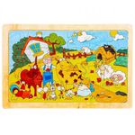 Puzzle lemn, 24 piese, Ferma animalelor 2 fotografia produsului