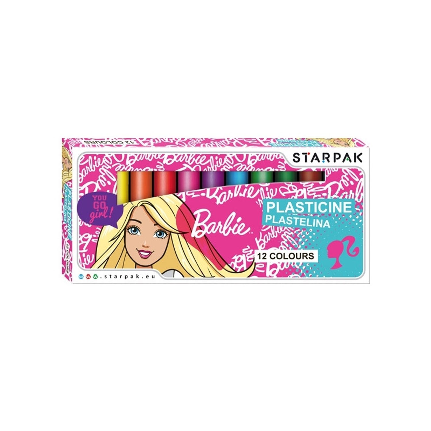 Plastilina Barbie 12 culori|set - STARPAK fotografia produsului