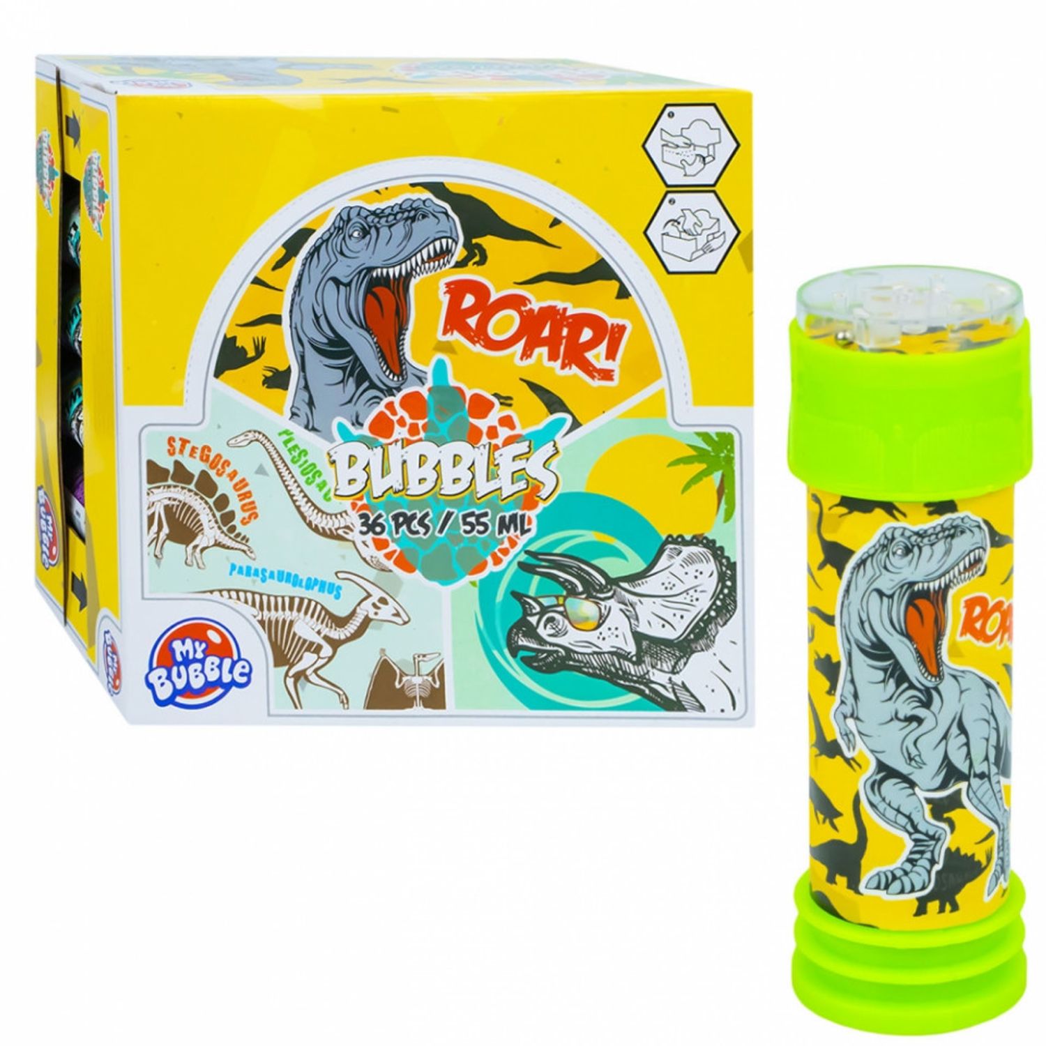Balonase de sapun, sticluta, 55 ml, Dinosaur - STARPAK fotografia produsului