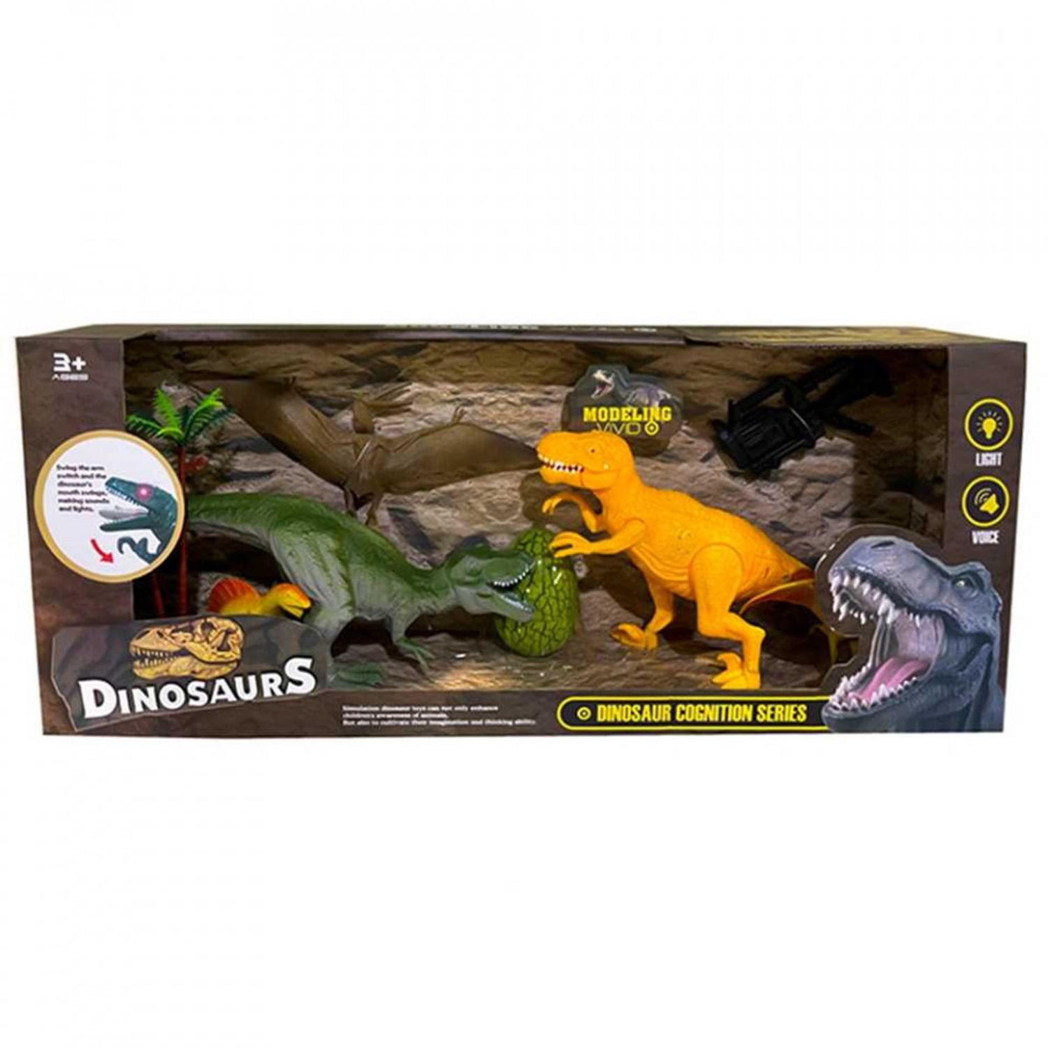 Set dinozauri, lumina/muzica fotografia produsului