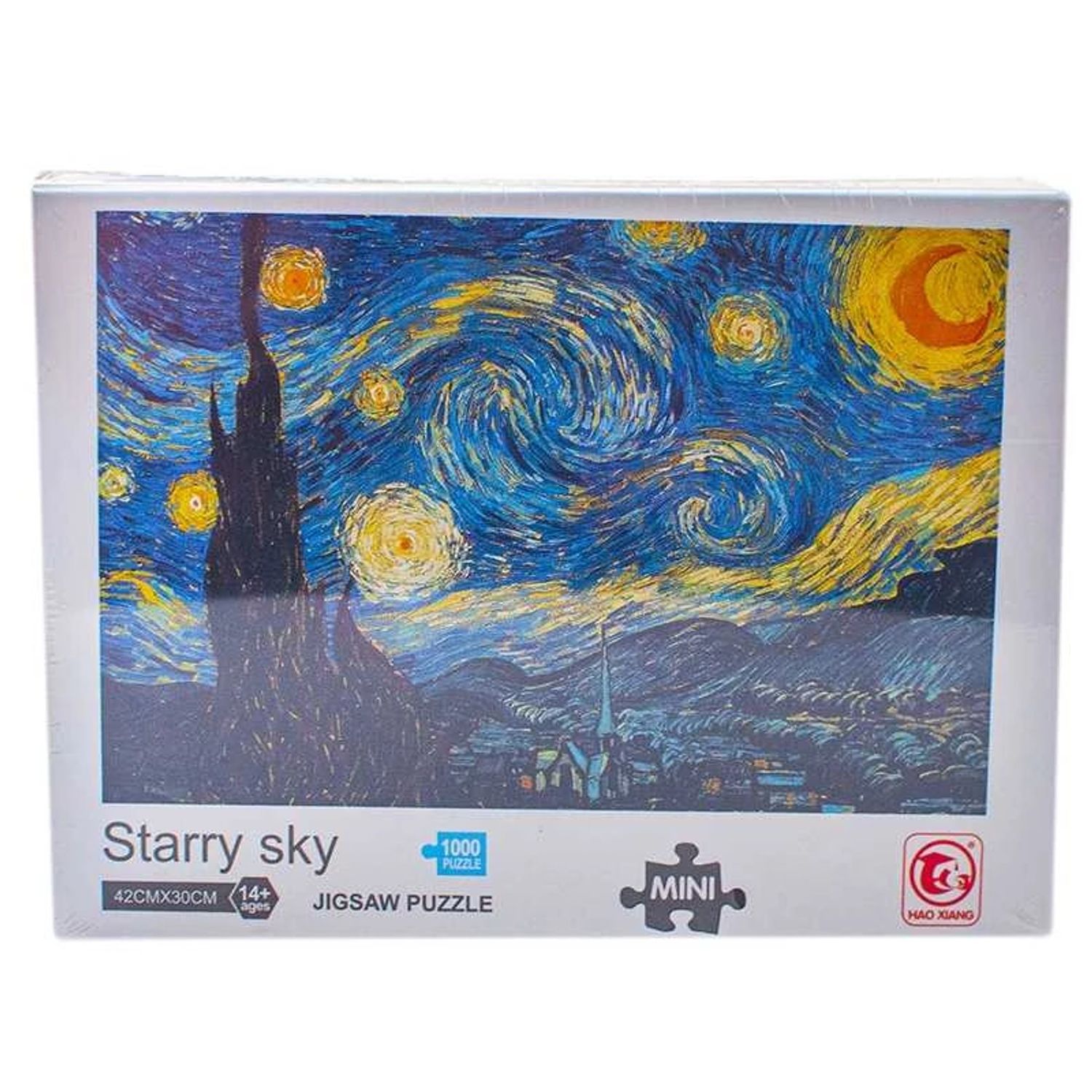 Puzzle carton mini, Noapte instelata, 1000 piese fotografia produsului View 2 L