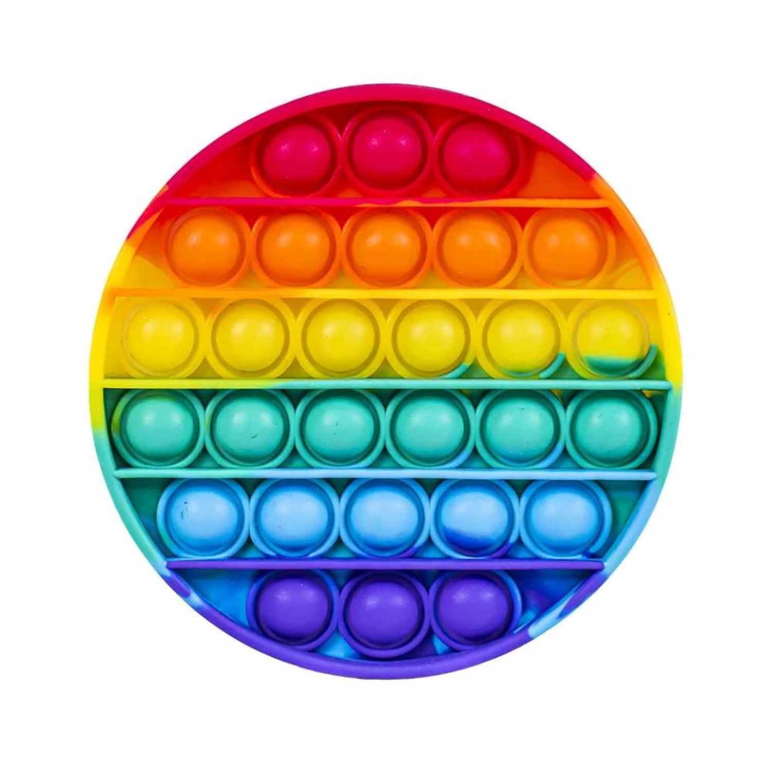 Jucarie senzoriala, antistres, Curcubeu, 12x12x1,5 cm - CERC fotografia produsului