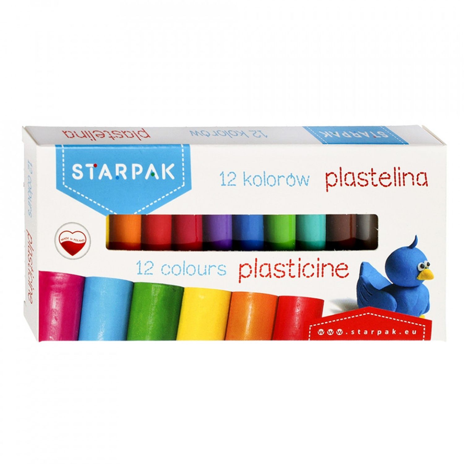 Plastilina 12 cul/set - STARPAK fotografia produsului