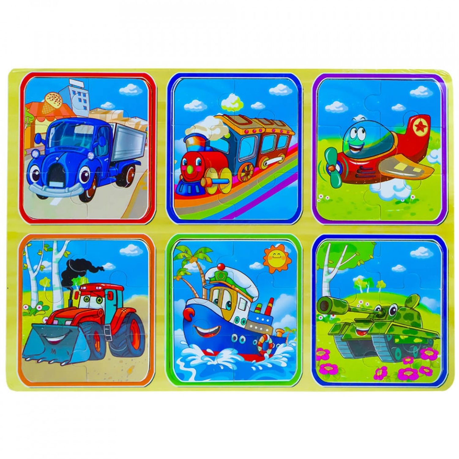 Puzzle lemn, Vehicule fotografia produsului