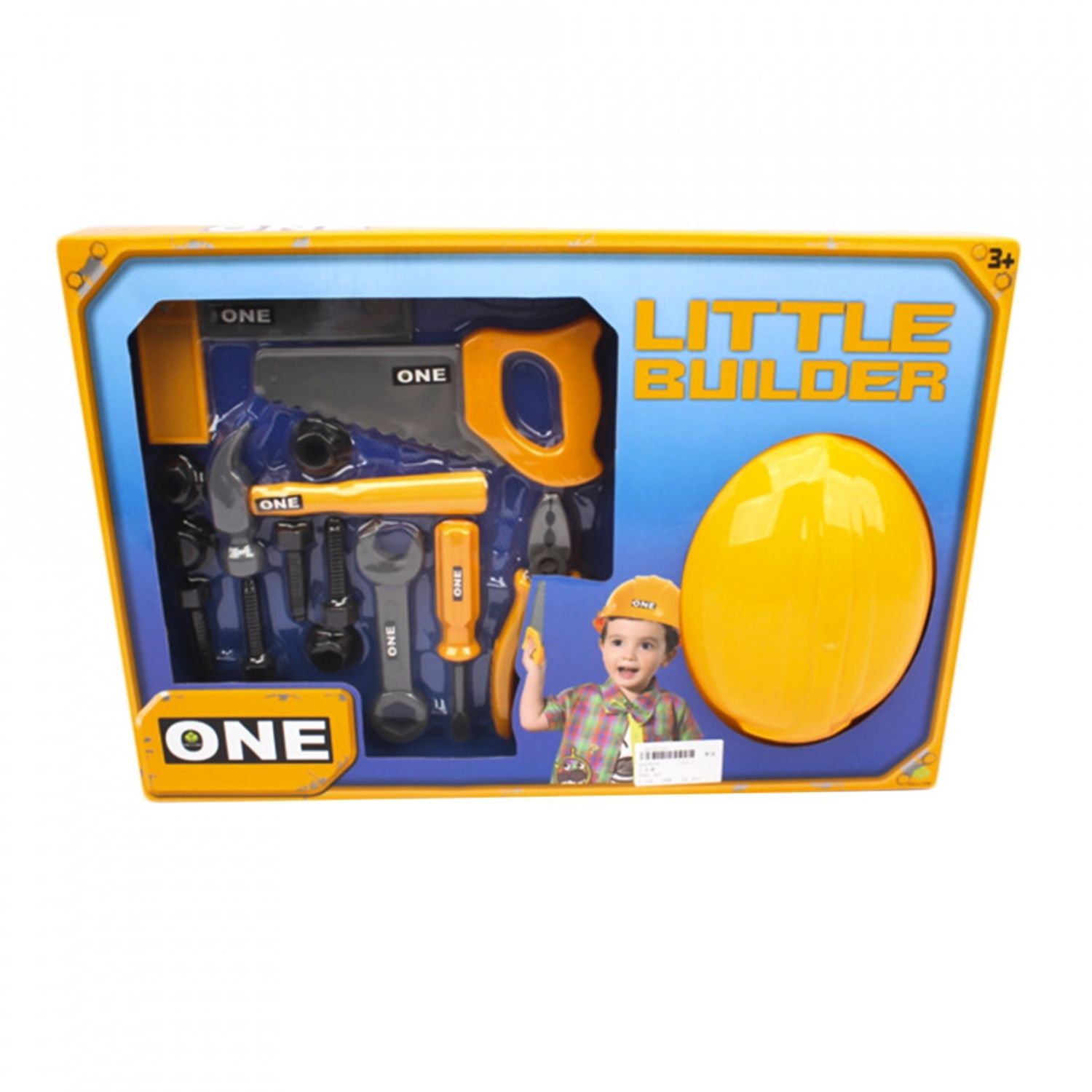 Set unelte + casca protectie, in cutie fotografia produsului