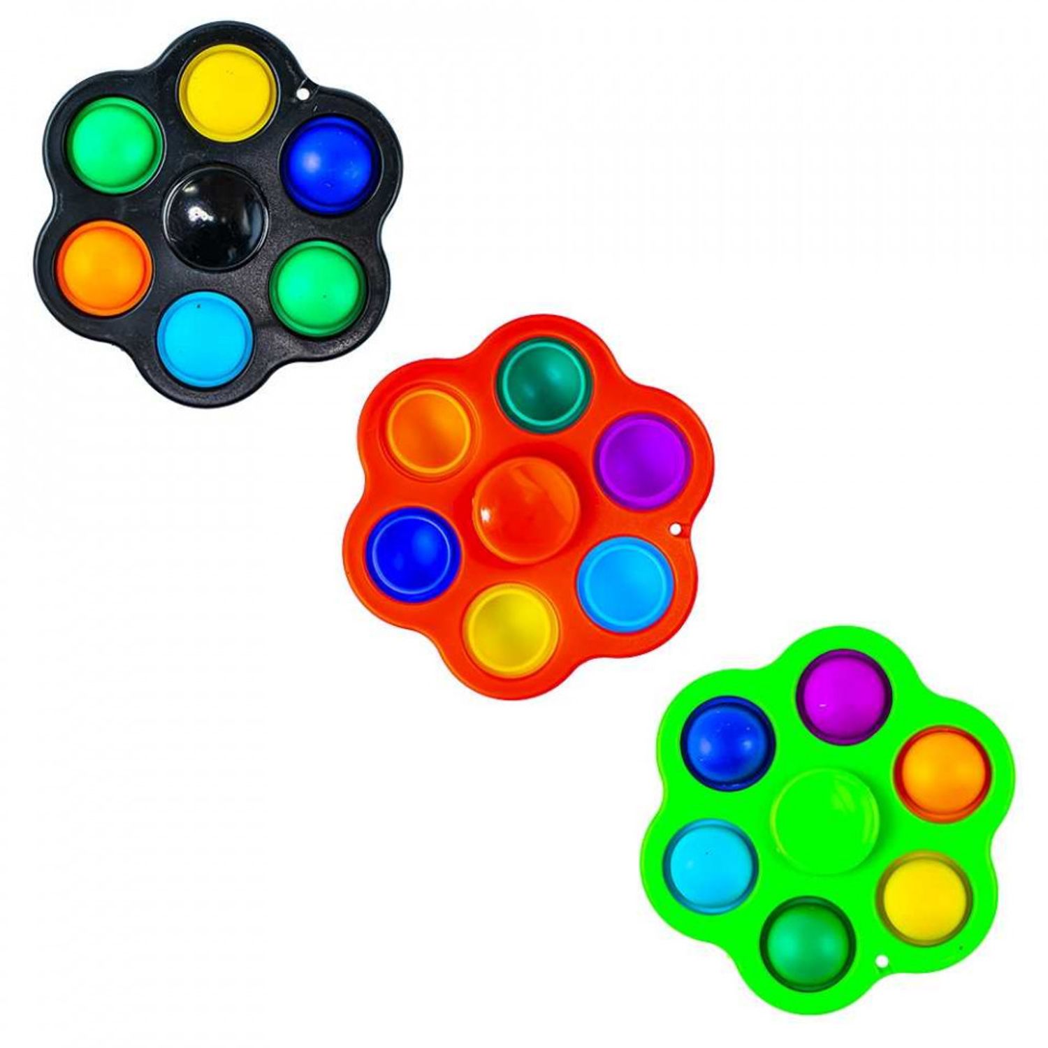 Jucarie senzoriala, antistres, tip spinner, 8x8x1 cm, 44571 fotografia produsului
