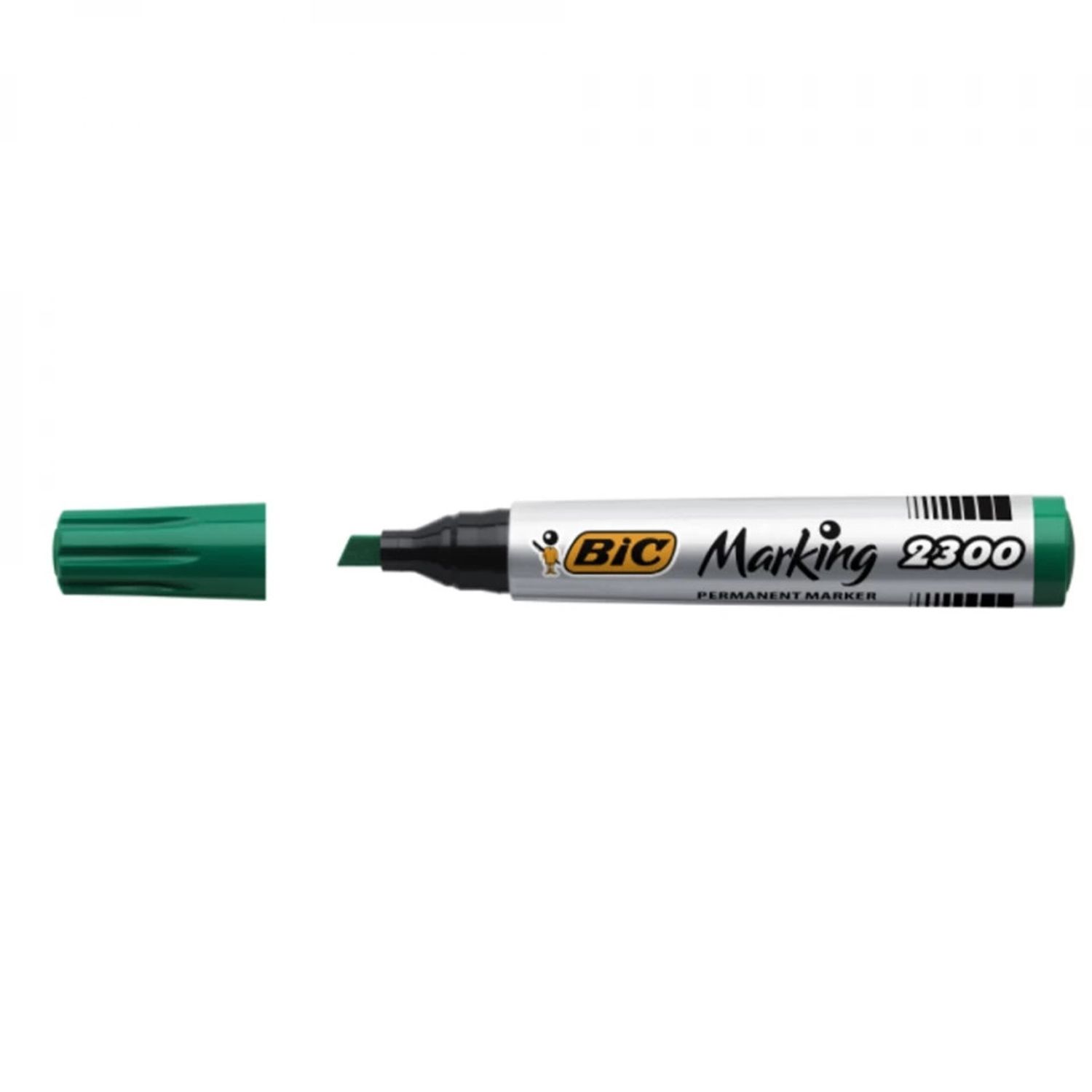 Marker permanent 2300 verde 12/cutie - BIC fotografia produsului View 2 L