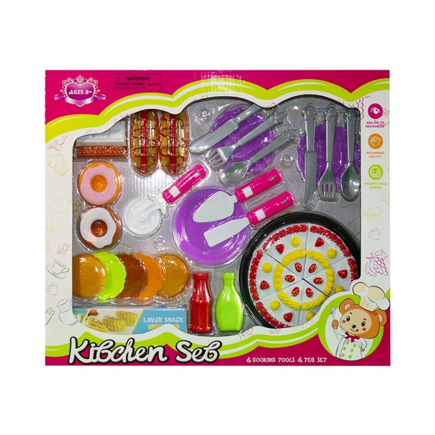Set fast food, in cutie, 9154 fotografia produsului