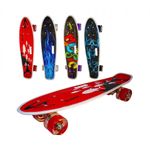Placa skateboard cu roti silicon, led, M350-1YST fotografia produsului