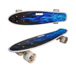 Placa skateboard cu roti silicon, led, M350-1YST fotografia produsului View 3 S