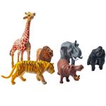 Figurine animale din jungla, 6 buc/cutie fotografia produsului