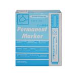 Marker permanent albastru fotografia produsului View 2 S