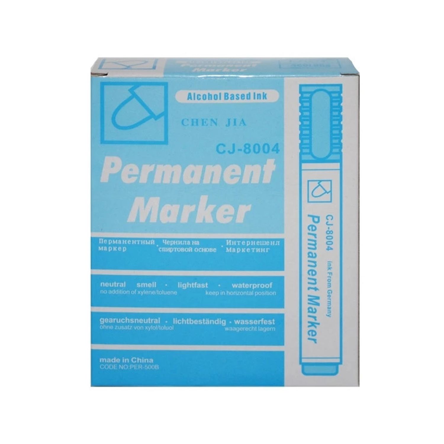 Marker permanent albastru fotografia produsului View 2 L
