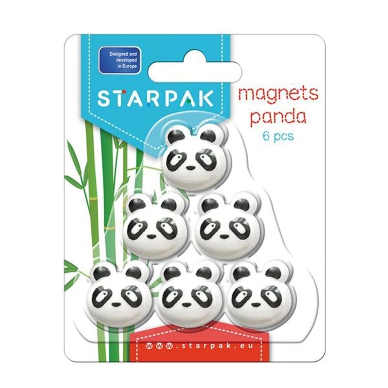 Magneti Panda, 6 buc/set - STARPAK fotografia produsului