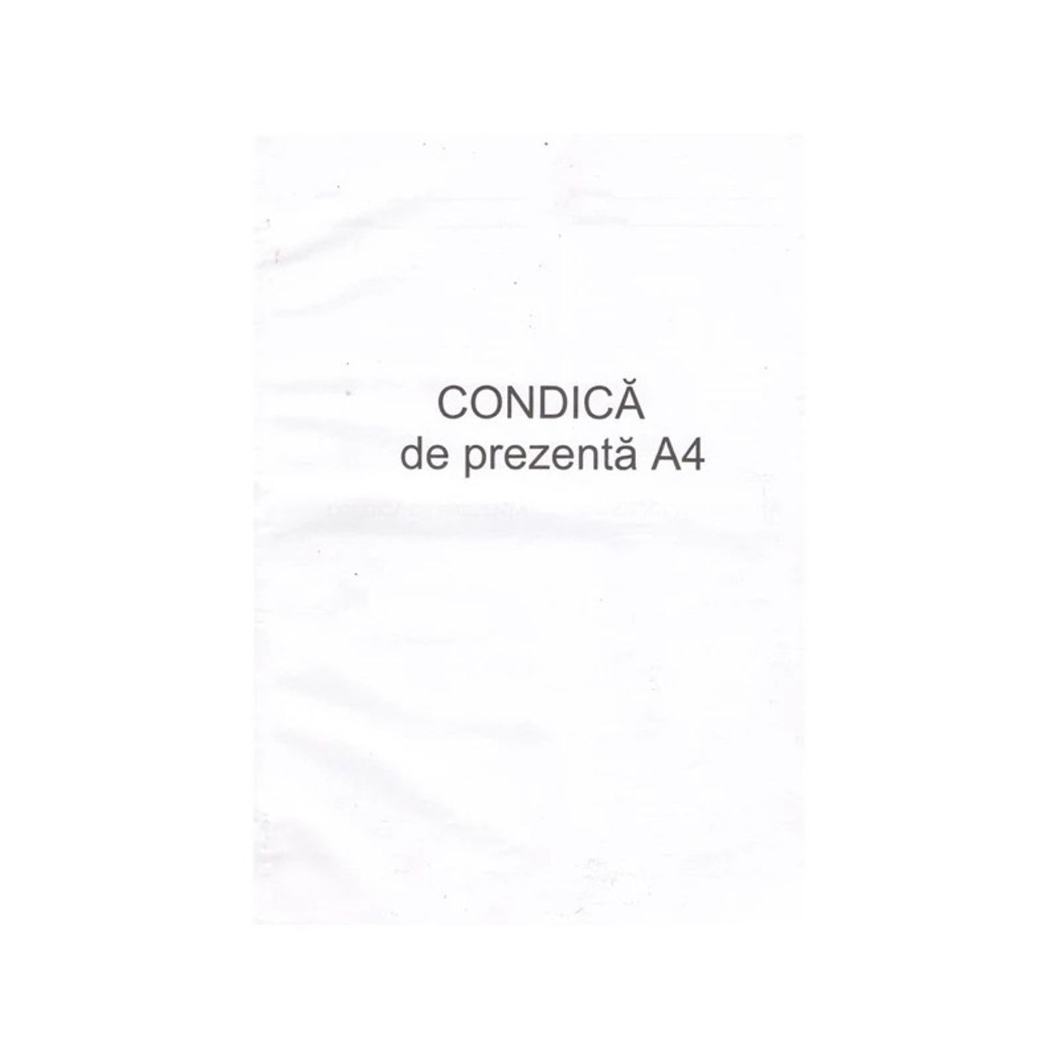 Condica de prezenta A4, 50 file fotografia produsului