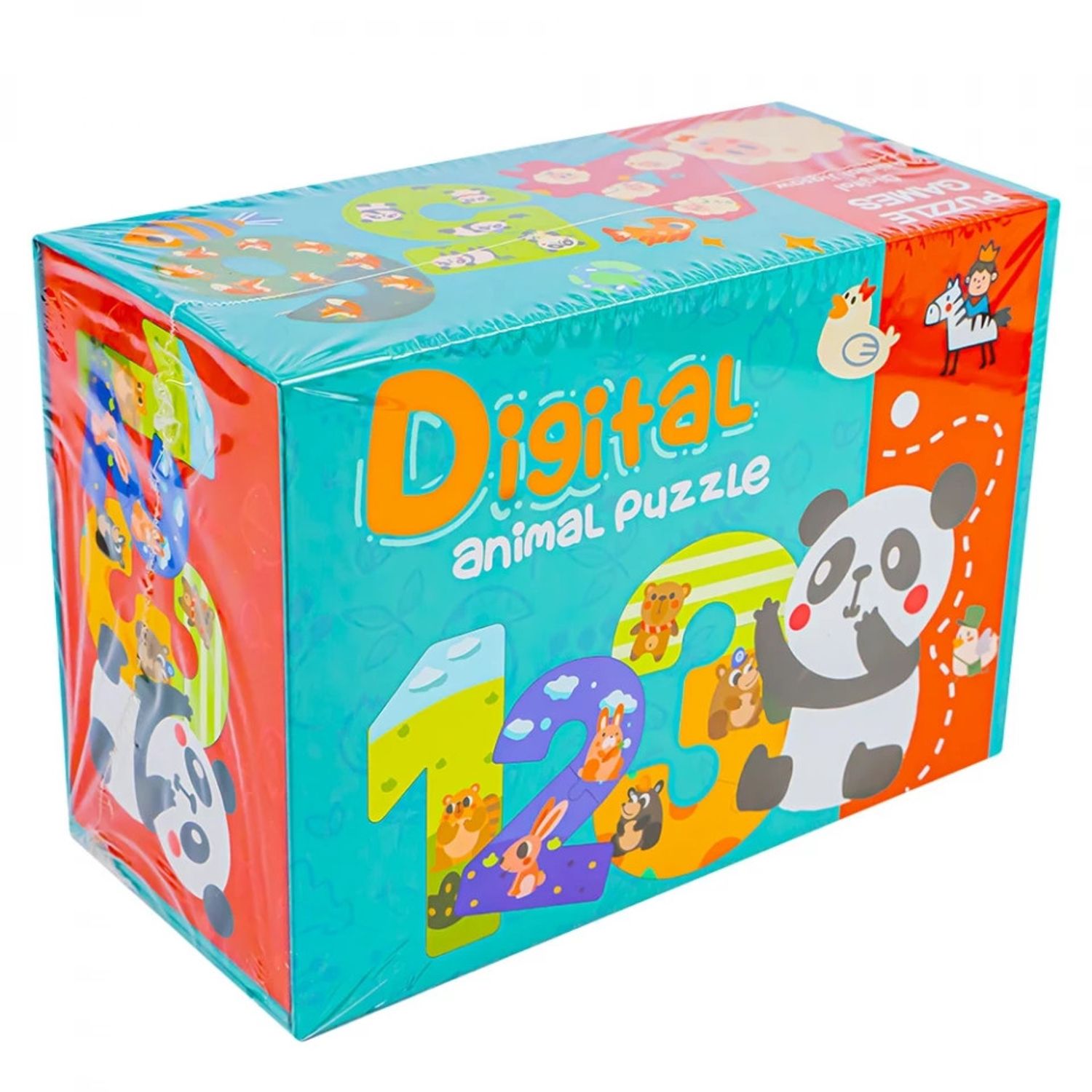 Puzzle din lemn, Cifre fotografia produsului View 2 L