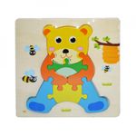 Puzzle lemn incastru, animale/insecte/vehicule fotografia produsului View 2 S