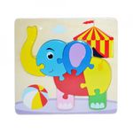 Puzzle lemn incastru, animale/insecte/vehicule fotografia produsului View 4 S
