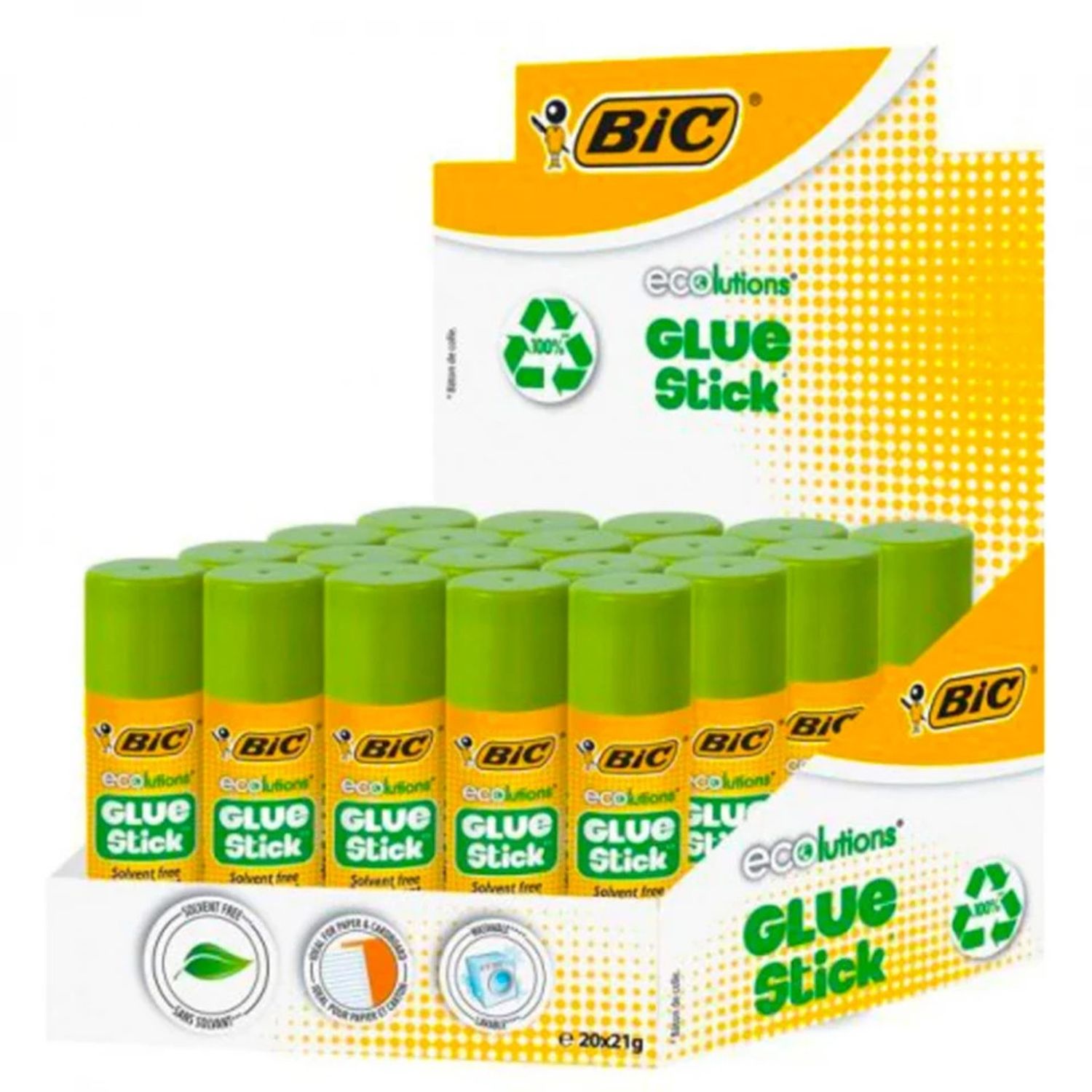 Lipici solid ECO 21 g 20/cutie - BIC fotografia produsului View 2 L