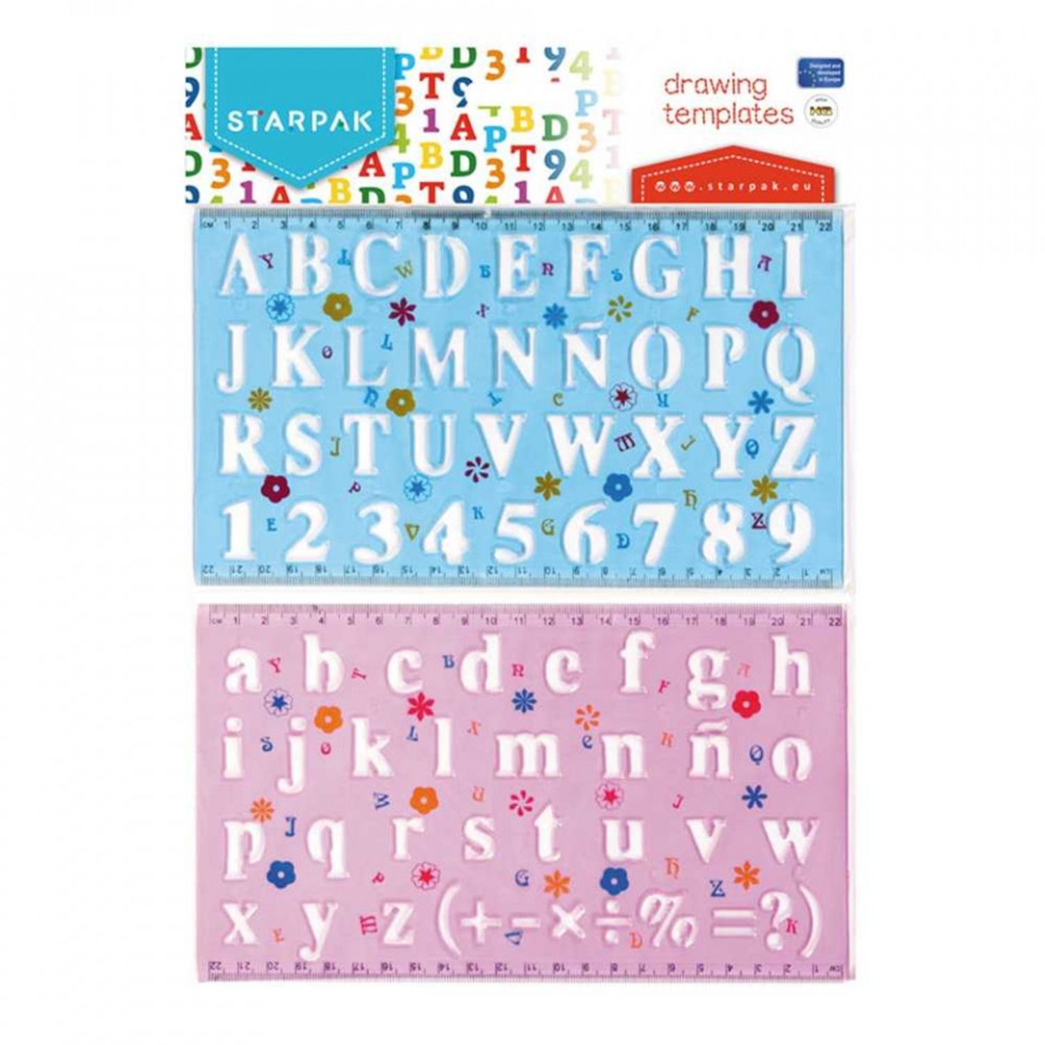 Sablon litere & cifre, 13x23 cm - Starpak fotografia produsului
