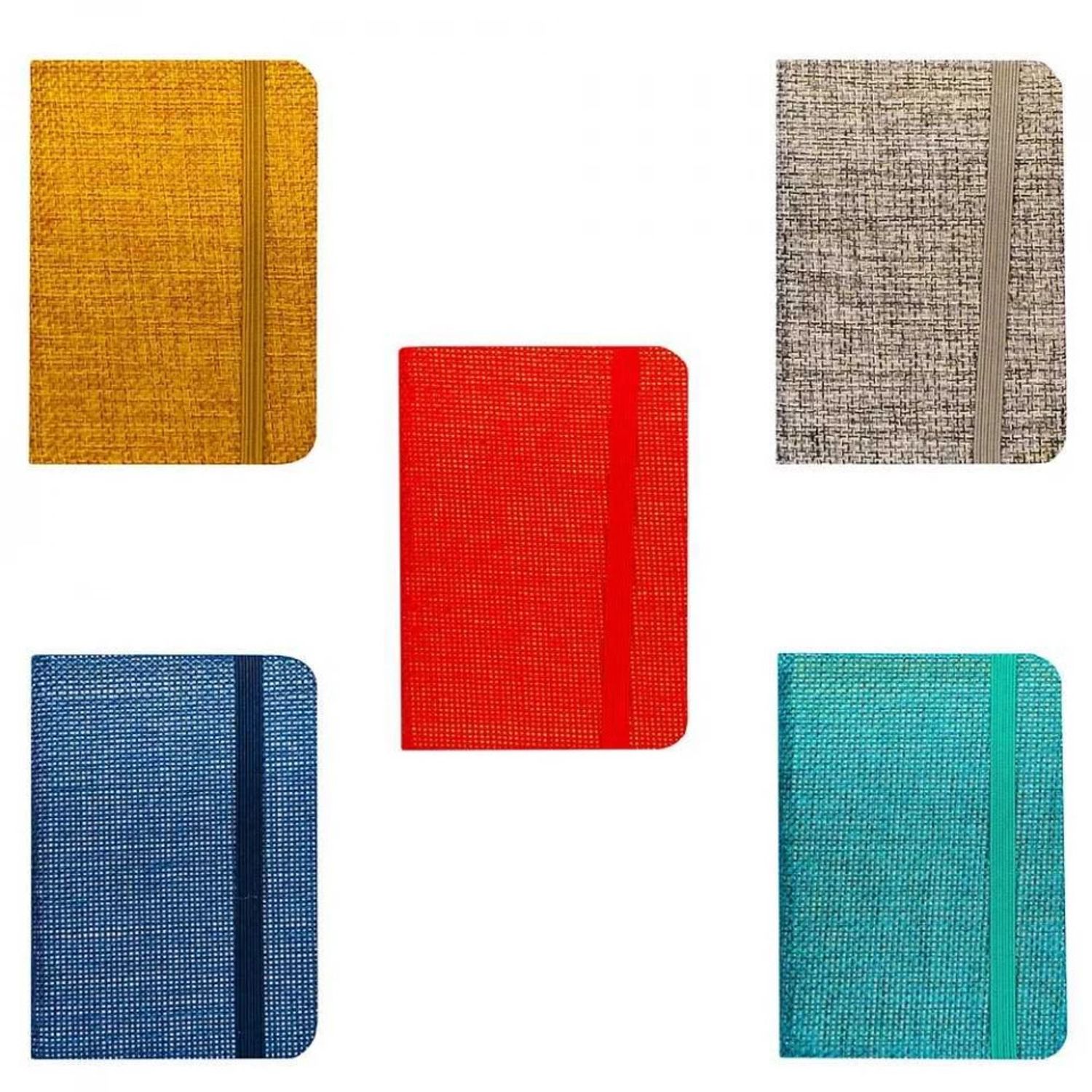 Notes A6 cu elastic, 96 file, Diverse culori, 5602-7 fotografia produsului