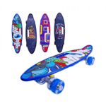 Placa skateboard cu roti silicon, led, SL-AS fotografia produsului