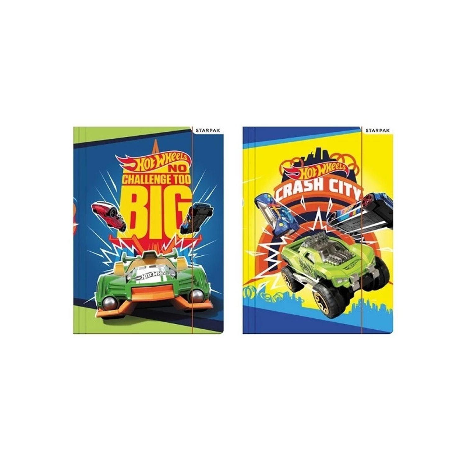 Mapa A4 cu elastic din carton - Hot Wheels - STARPAK fotografia produsului