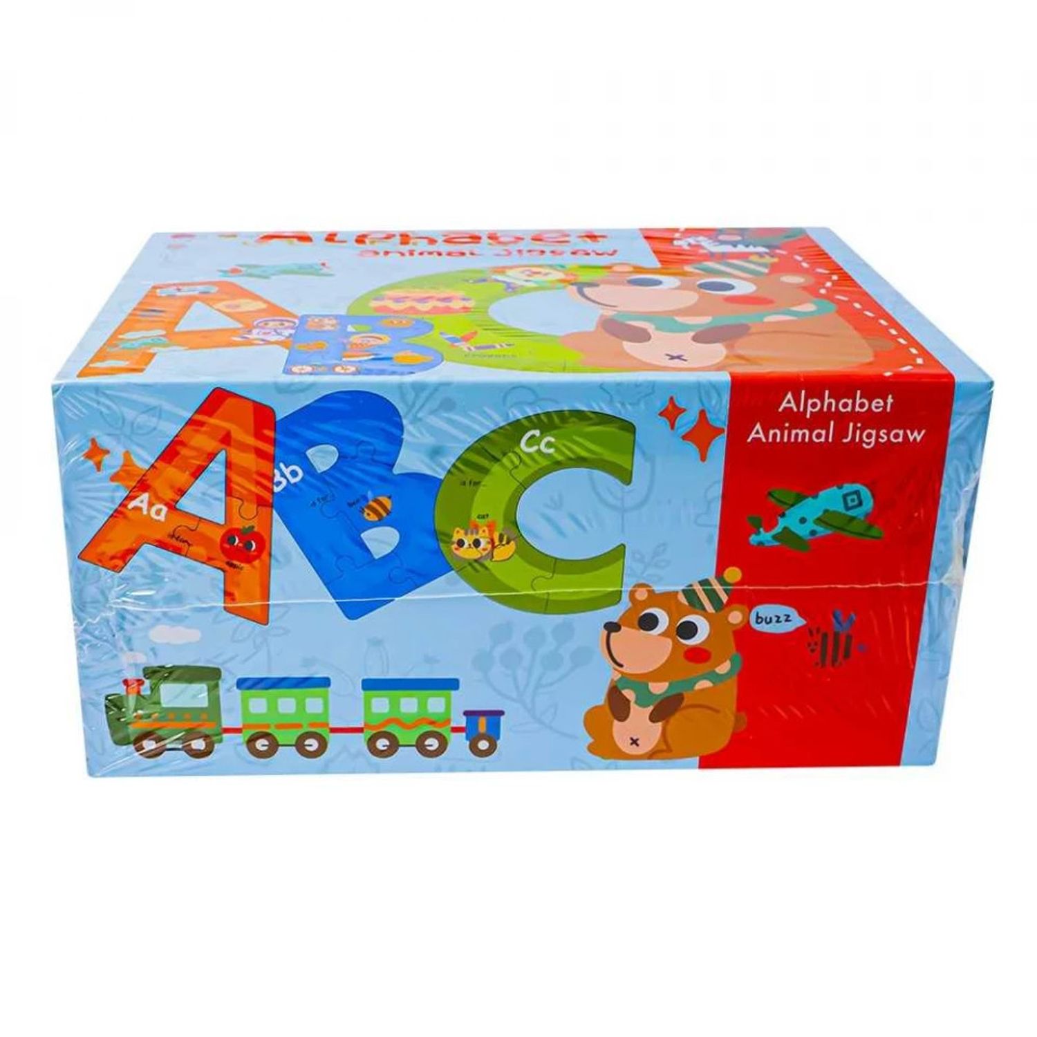 Puzzle din lemn, Alfabet fotografia produsului