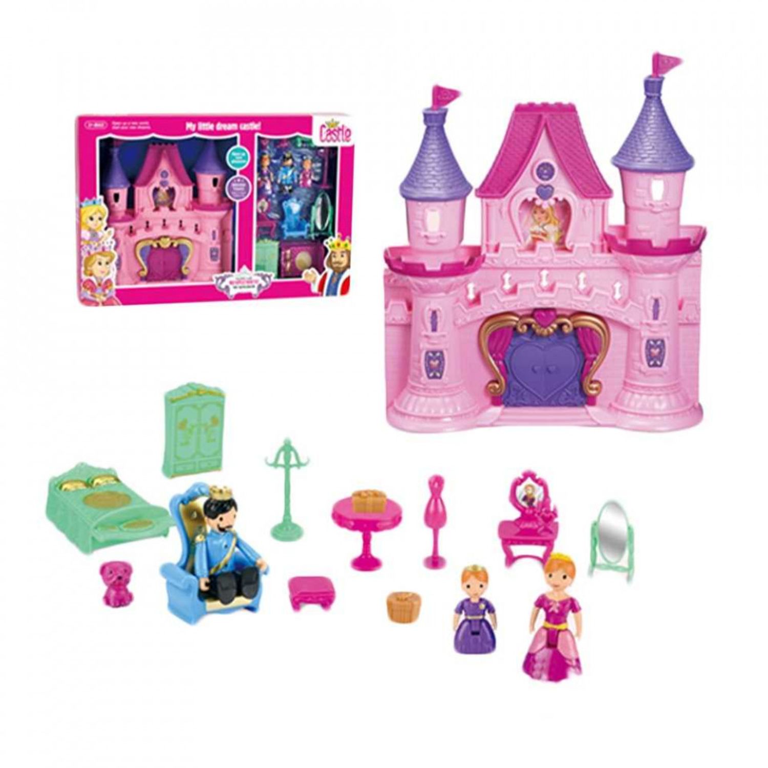 Castel muzical cu figurina + accesorii fotografia produsului