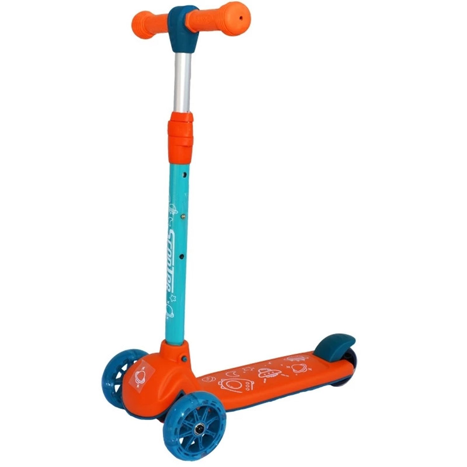 Trotineta cu roti silicon, led, HL-806Y fotografia produsului View 2 L
