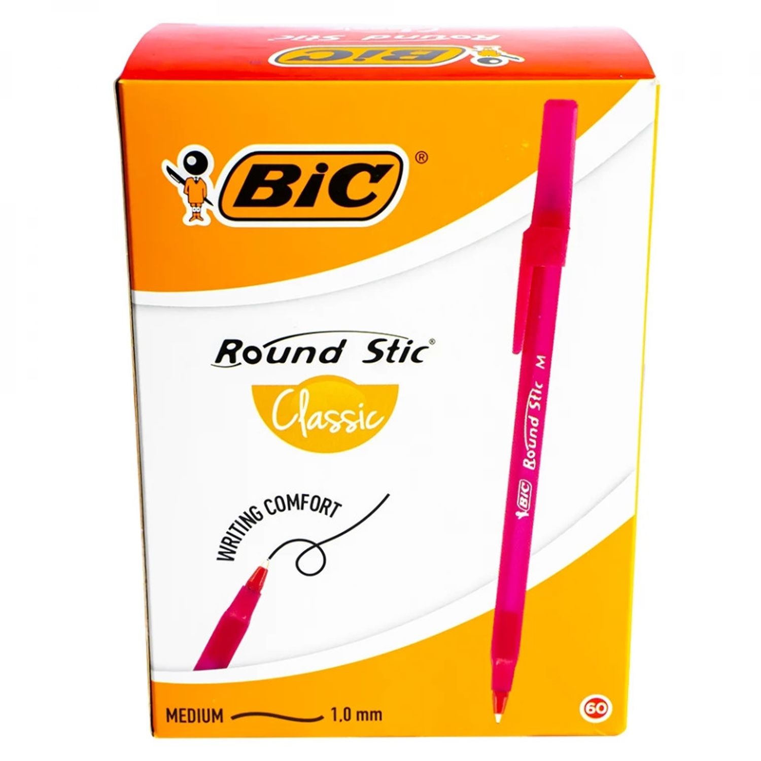 Pix Round Stic rosu 60/cutie - BIC fotografia produsului View 3 L