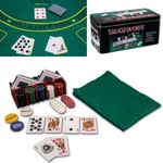 Set Poker plastic + metal + textil fotografia produsului